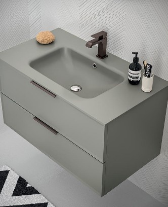 badkamermeubel Suite Block van Berloni Bagno kleuren en afmetingen